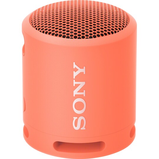 Sony bærbar trådløs høyttaler SRS-XB13 (korallrosa) - Elkjøp