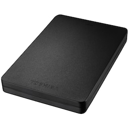 Toshiba Canvio Alu 1 TB ekstern harddisk (sort)