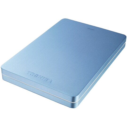 Toshiba Canvio Alu 1 TB ekstern harddisk (blå) - Elkjøp