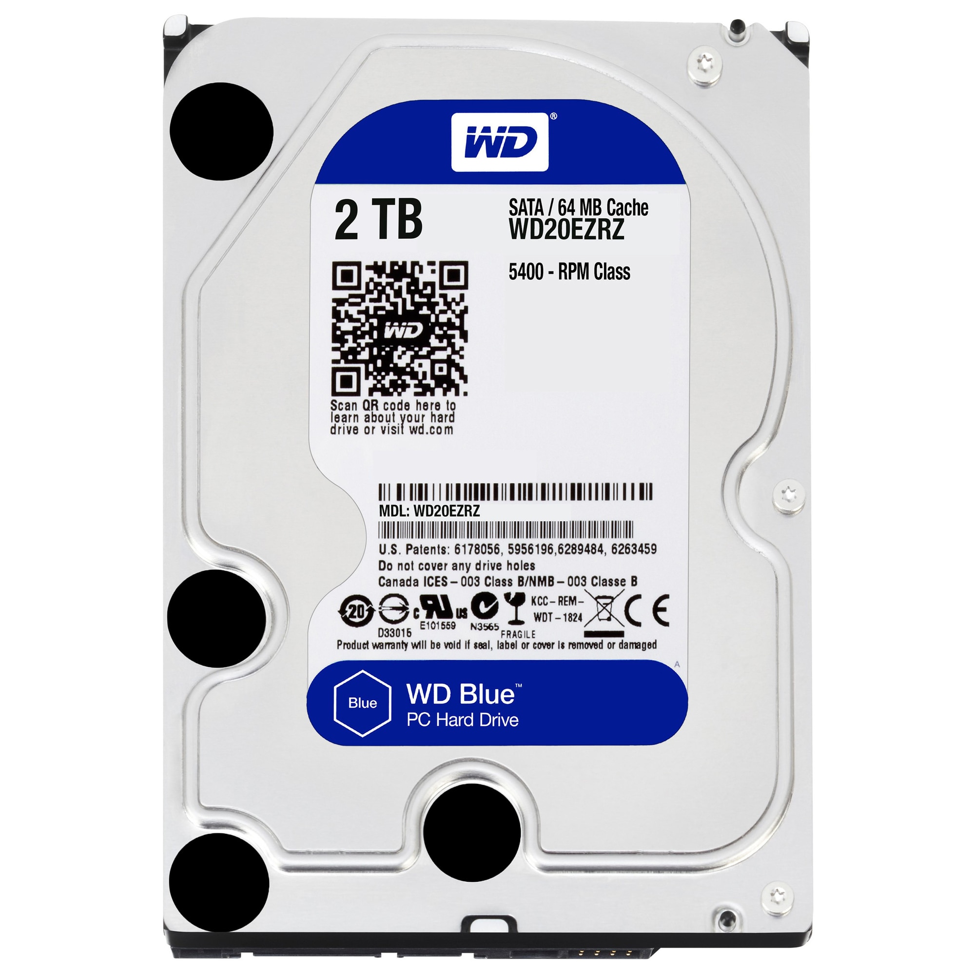 WD Desktop Blue 3.5" intern harddisk (2 TB) - Elkjøp