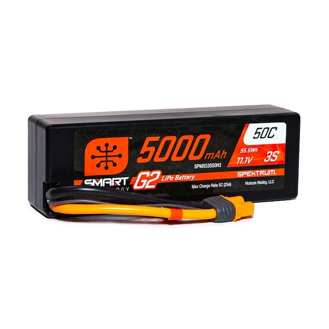 3s  5000mAh - 50C - Spektrum LiPo HC G2 IC3