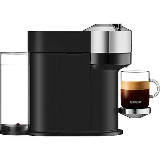 NESPRESSO® Vertuo Next kaffemaskin fra DeLonghi Bundle, Krom - Elkjøp