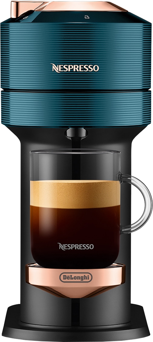 NESPRESSO® Vertuo Next kaffemaskin fra DeLonghi, Luxury Teal - Elkjøp