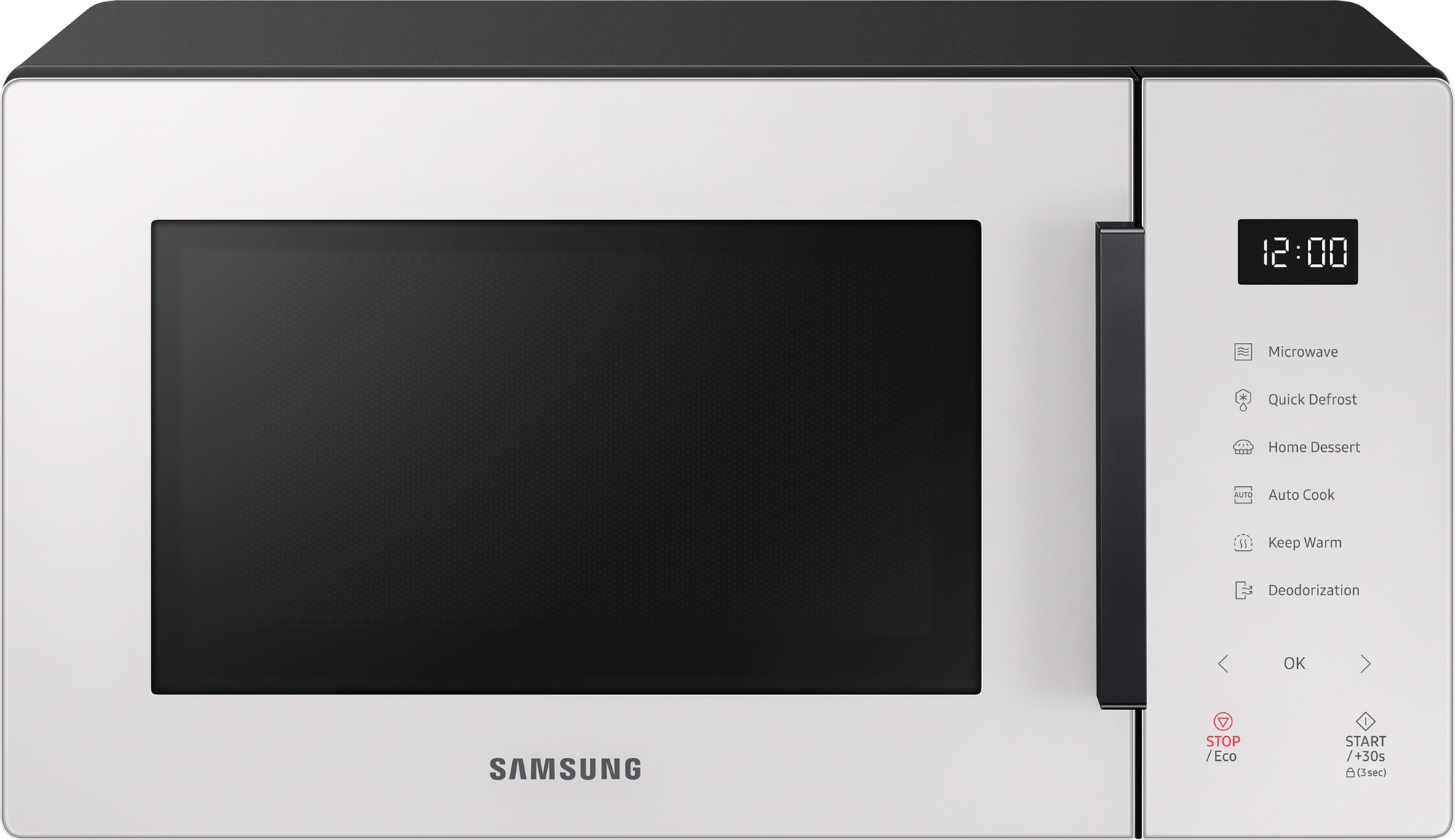 Samsung Bespoke mikrobølgeovn MS23T5018AE (pure white) - Elkjøp