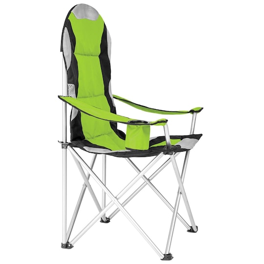 Campingstol med polstring - grønn - Elkjøp