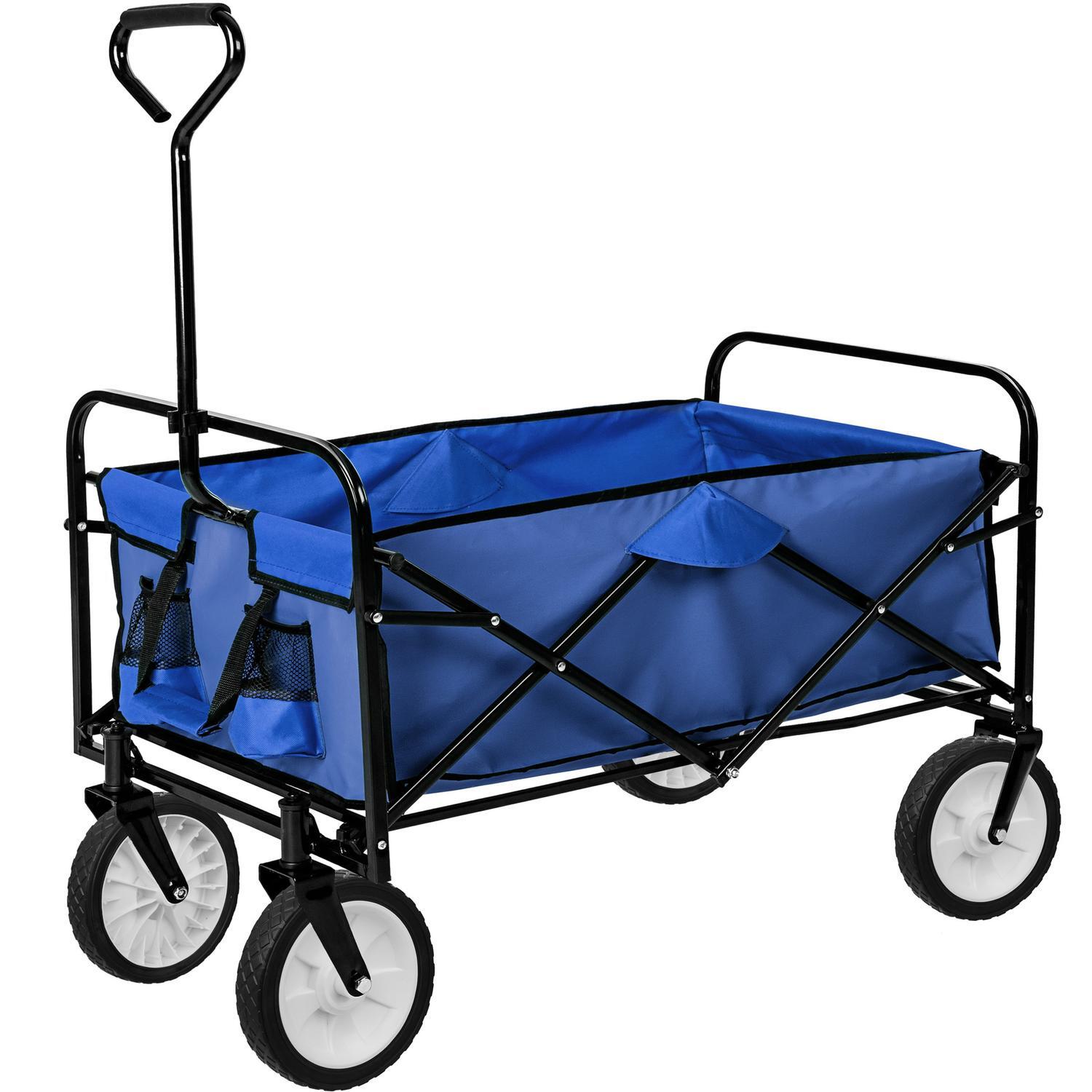 Sammenleggbar tralle Lastekapasitet 80 kg - blå - Elkjøp