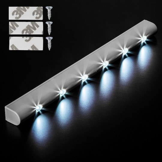 LED lys - lyslist med bevegelsesdetektor - grå - Elkjøp