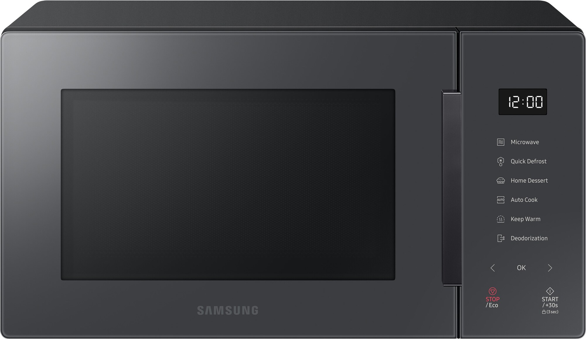 Samsung Bespoke mikrobølgeovn MS23T5018AC (kullgrå) - Elkjøp
