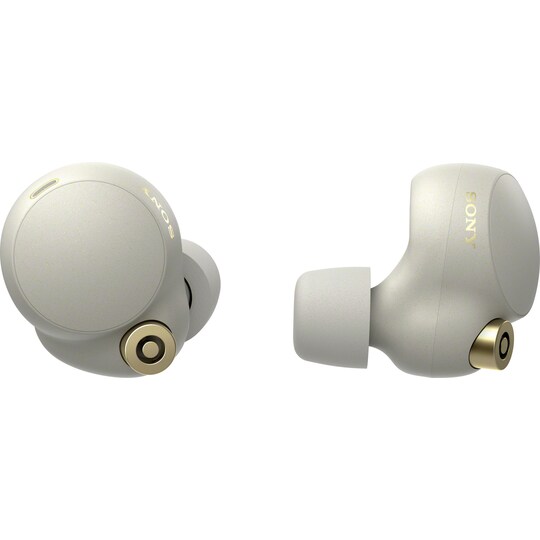 Sony helt trådløse in-ear hodetelefoner WF-1000XM4 (sølv) - Elkjøp