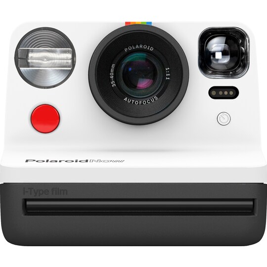 Polaroid Now analogt kamera (sort/hvit) - Elkjøp