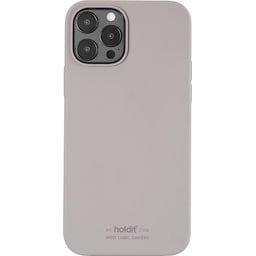 Holdit iPhone 12/12 Pro silikondeksel (taupe)