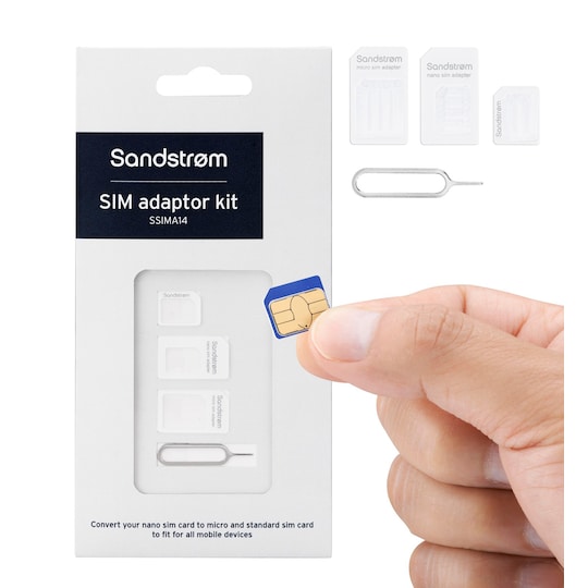 Sandstrøm SIM-kort adapter SSIMA14 - Elkjøp