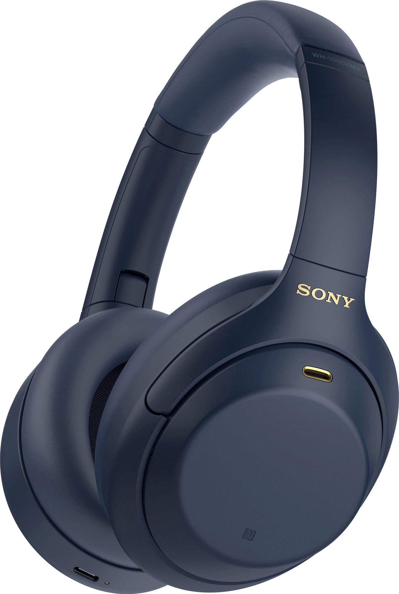 Sony trådløse around-ear hodetelefoner WH-1000XM4 (blå) - Elkjøp