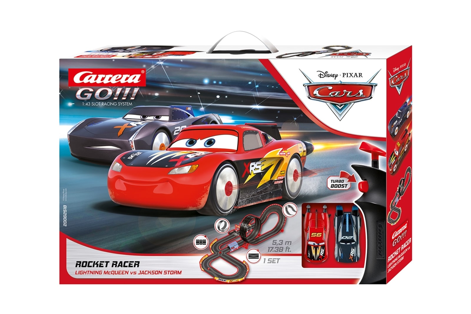 Carrera Bilbane - Disney Cars 3 - Rocket Racer GO - Elkjøp