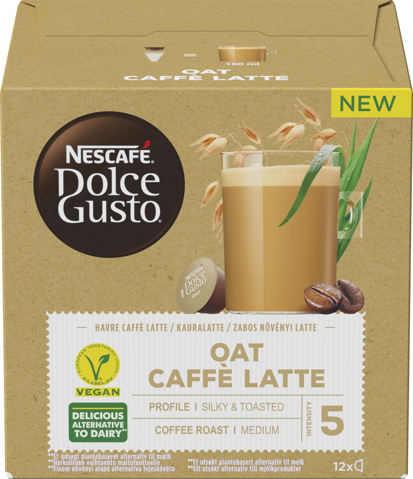 Nescafe Dolce Gusto Oat Caffé Latte kapsler DG12451260 - Elkjøp