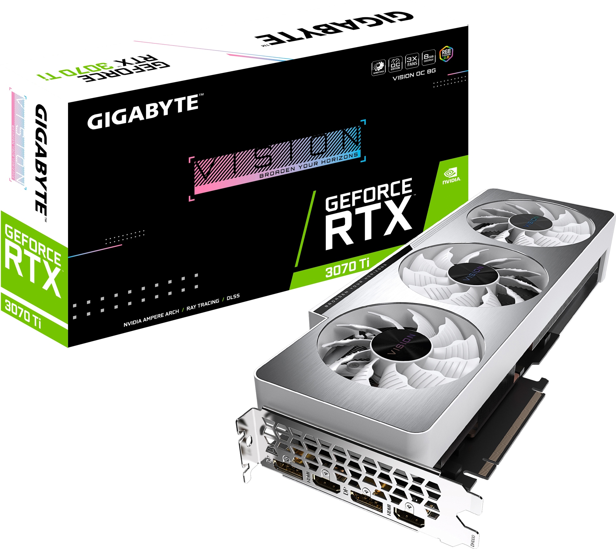 Gigabyte GeForce RTX 3070 Ti VISION OC 8G grafikkort - Elkjøp