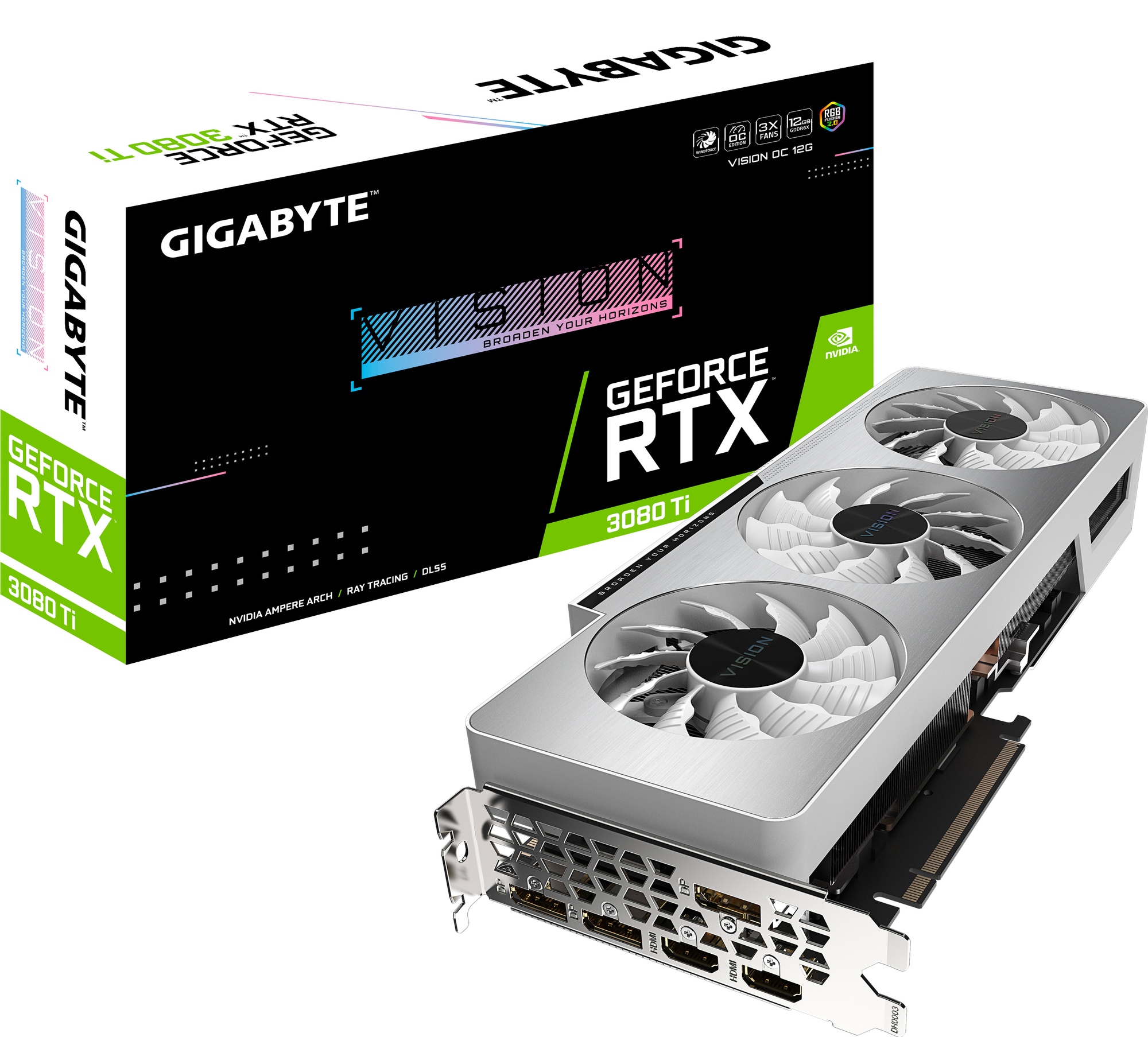 Gigabyte GeForce RTX 3080 Ti VISION OC 12G grafikkort - Elkjøp