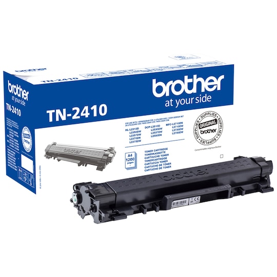 Brother tonerpatron TN-2410 Sort (standardstørrelse) - Elkjøp