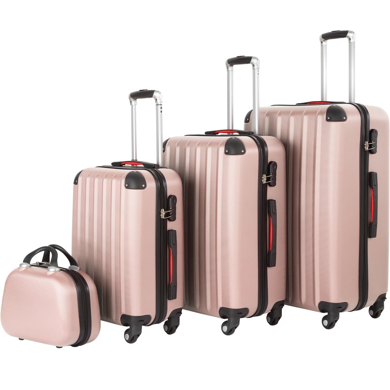 Koffert sett Pucci 4 deler - roségull - Elkjøp