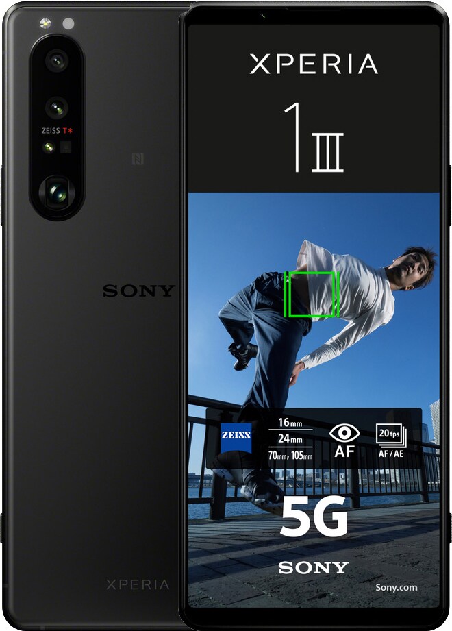 Sony Xperia 1 III – 5G smarttelefon 12/256GB (frosted black) - Mobiltelefon  - Elkjøp
