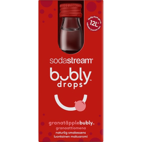 SodaStream Bubly Drops smaksekstrakt S1425219770 (granateple) - Elkjøp