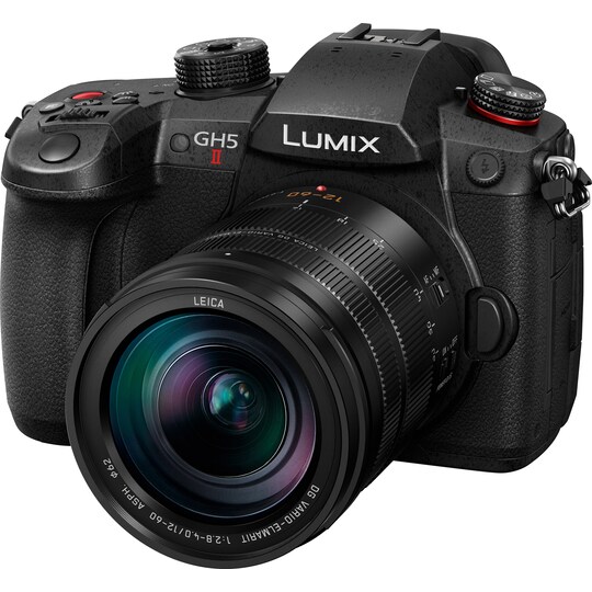 Panasonic Lumix GH5 M2 speilløst systemkamera + 12-60 mm Leica - Elkjøp