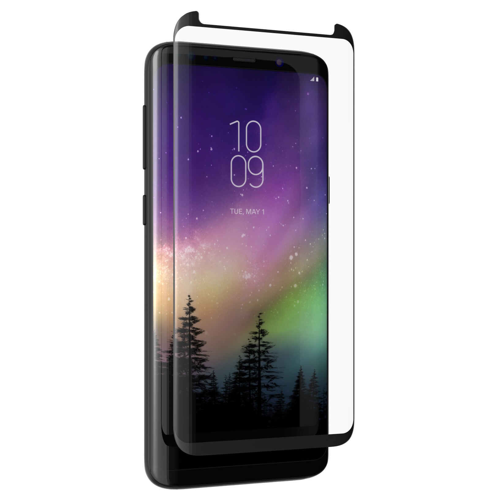 Zagg Galaxy S9 Plus skjermbeskyttelse (sort) - Skjermbeskyttere - Elkjøp