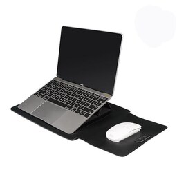 Laptopveske og bærbar datamaskinstøtte i en 14,1 "-15,6", svart