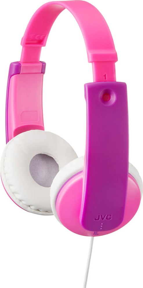 JVC Kids KD7 85dB on-ear hodetelefoner (rosa) - Elkjøp