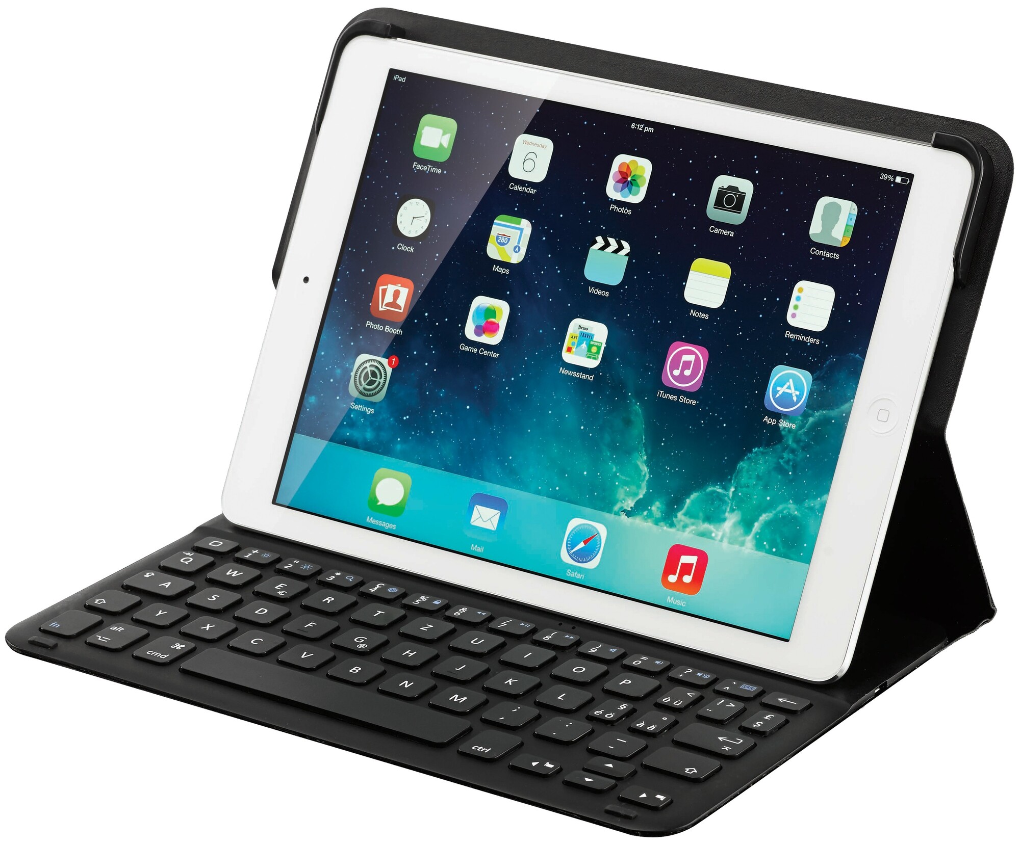 Sandstrøm deksel m. tastatur for iPad Air (sort) - Elkjøp