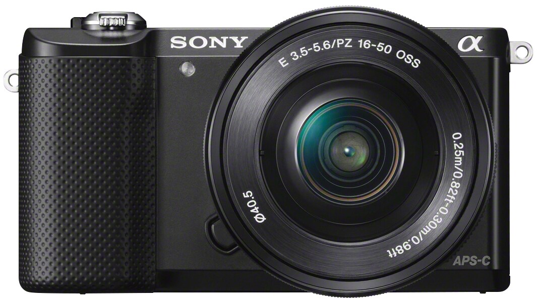 Sony A5000 systemkamera m/16-50mm PZ objektiv (sort ...