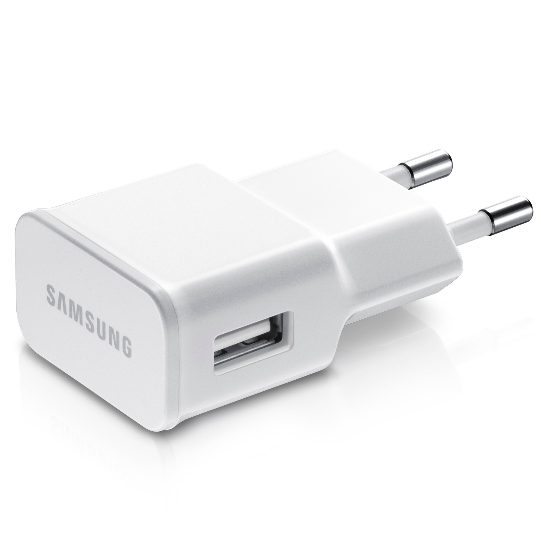 Samsung micro USB-lader (hvit) - Tilbehør iPad og nettbrett - Elkjøp