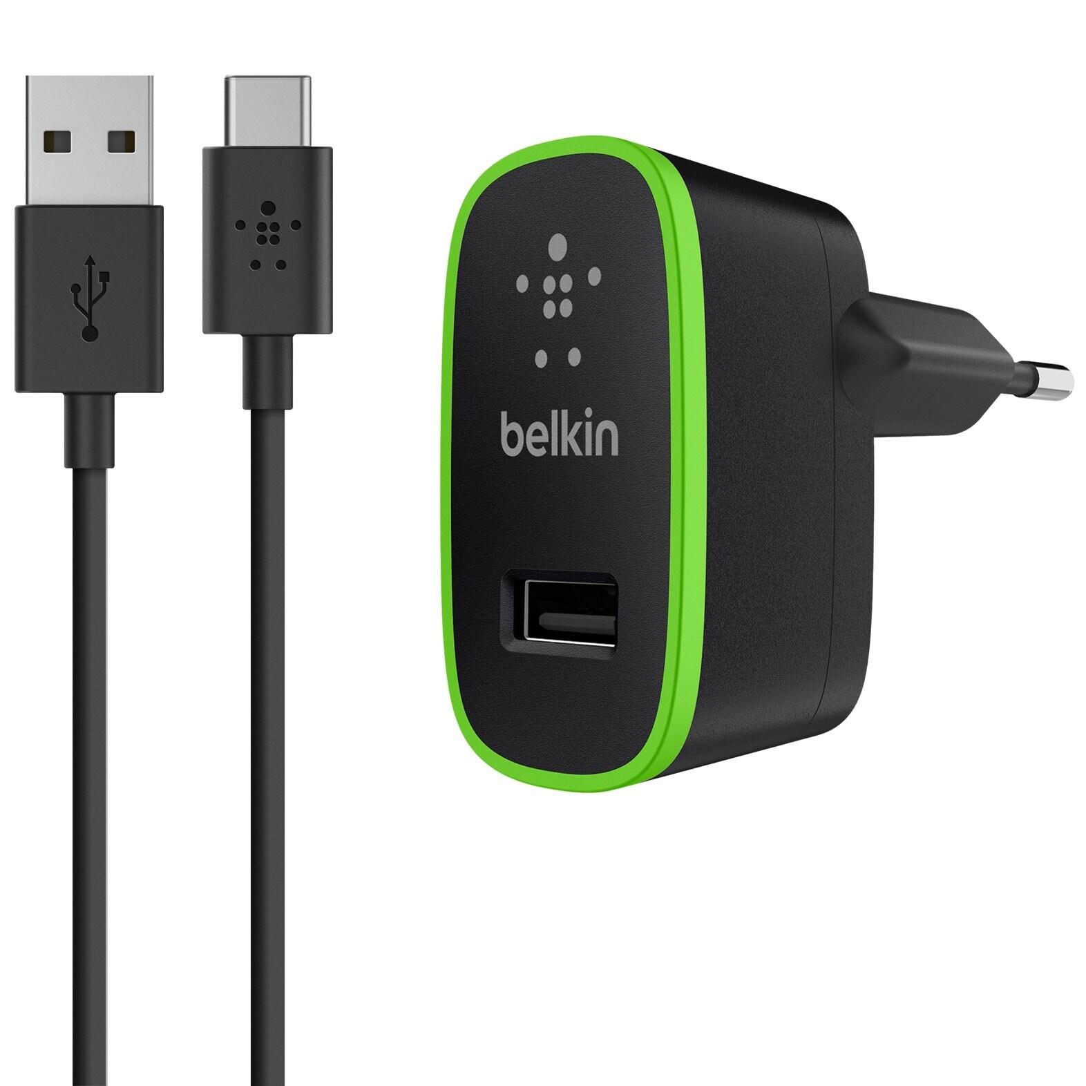 Belkin USB-C kabel + hjemmelader - Elkjøp