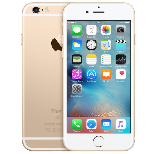 iPhone 6s 128 GB (Gull) - Elkjøp