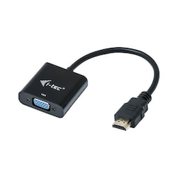 i-tec HDMI2VGAADA, 0,15 m, HDMI, VGA, Hankjønn, Hunkjønn, 1920 x 1080 piksler