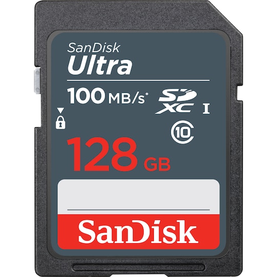 Sandisk Ultra 128GB SDXC minnekort - Elkjøp