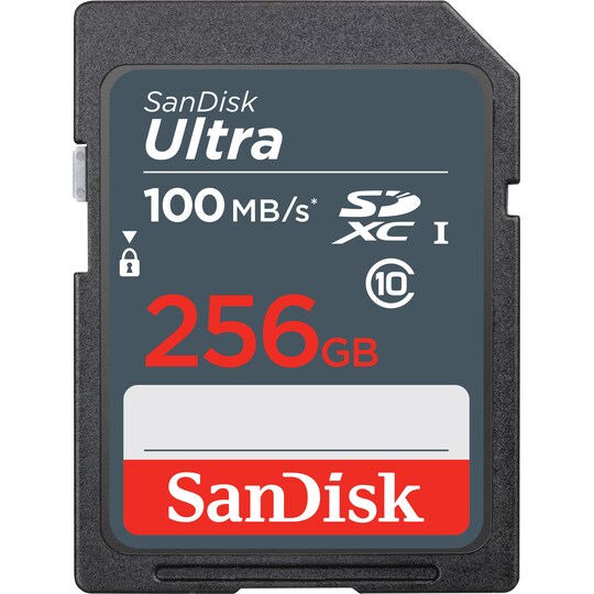 Sandisk Ultra 256GB SDXC minnekort - Elkjøp