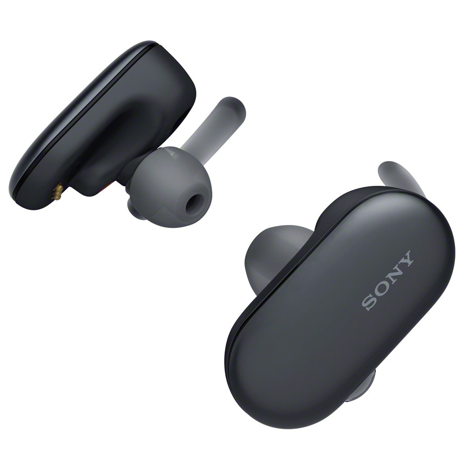 Sony WF-SP900 helt trådløse in-ear hodetelefoner (sort) - Elkjøp