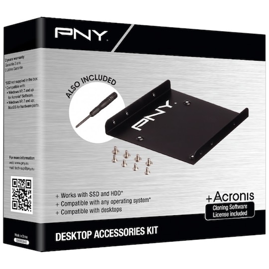 PNY oppgraderingssett for stasjonær PC - Elkjøp