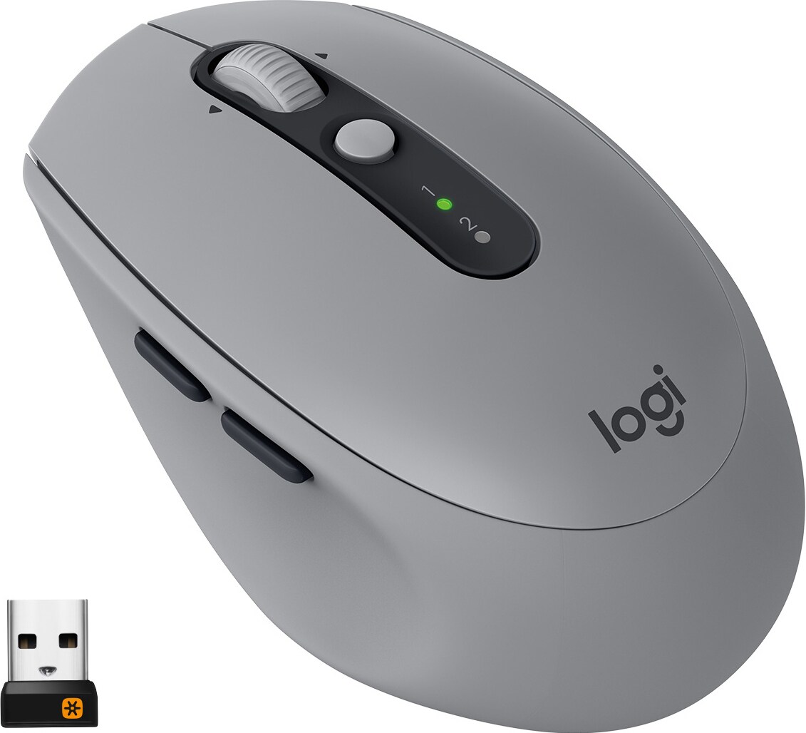 Logitech M590 Multi-Device Silent trådløs mus (grå) - Mus og tastatur -  Elkjøp