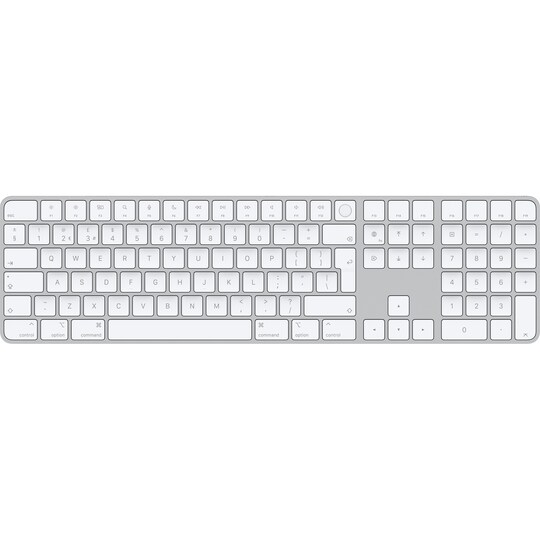 Apple Magic Keyboard m/Touch ID og talltastatur (NO layout) - Elkjøp