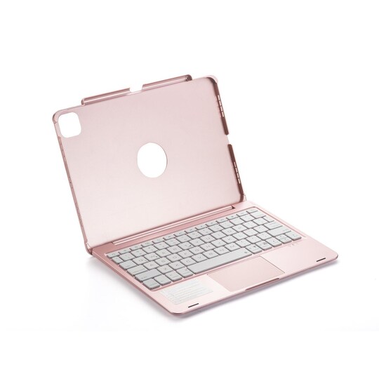 iPad Air 4 10.9 "/ iPad Pro 11" Bluetooth-tastatur med etui / deksel rosa -  Elkjøp