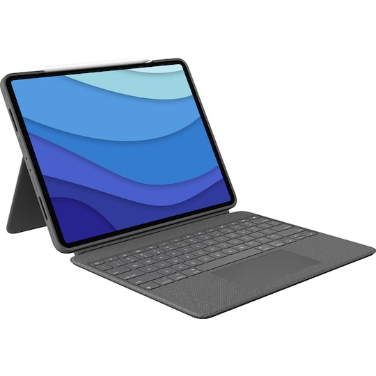 Logitech Combo Touch tastaturdeksel for iPad Pro 11 (grå) - Elkjøp
