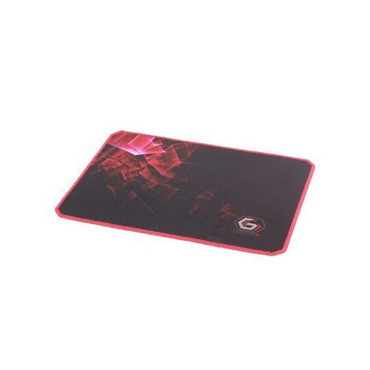 Gembird MP-GAMEPRO-L Gaming musematte PRO, stor svart/rød, 400 x 450 x 3 mm  - Elkjøp