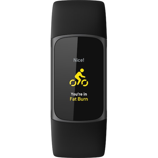 Fitbit Charge 5 aktivitetsarmbånd (black/graphite) - Elkjøp