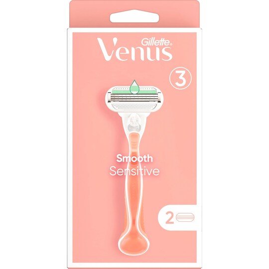 Gillette Venus Smooth Sensitive barberhøvel 567461 - Elkjøp