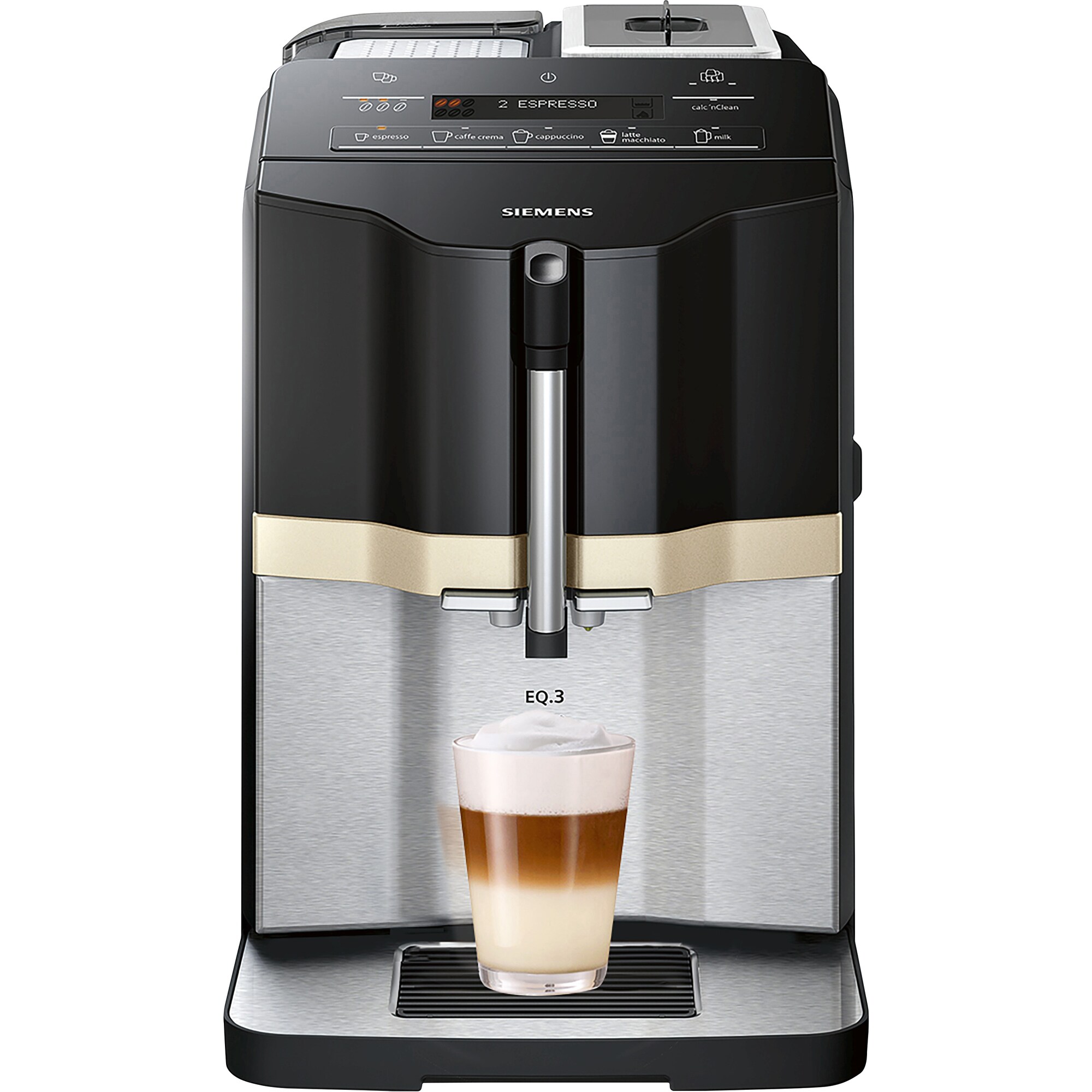 Siemens EQ.3 s500 kaffemaskin TI305206RW (sort) - Elkjøp