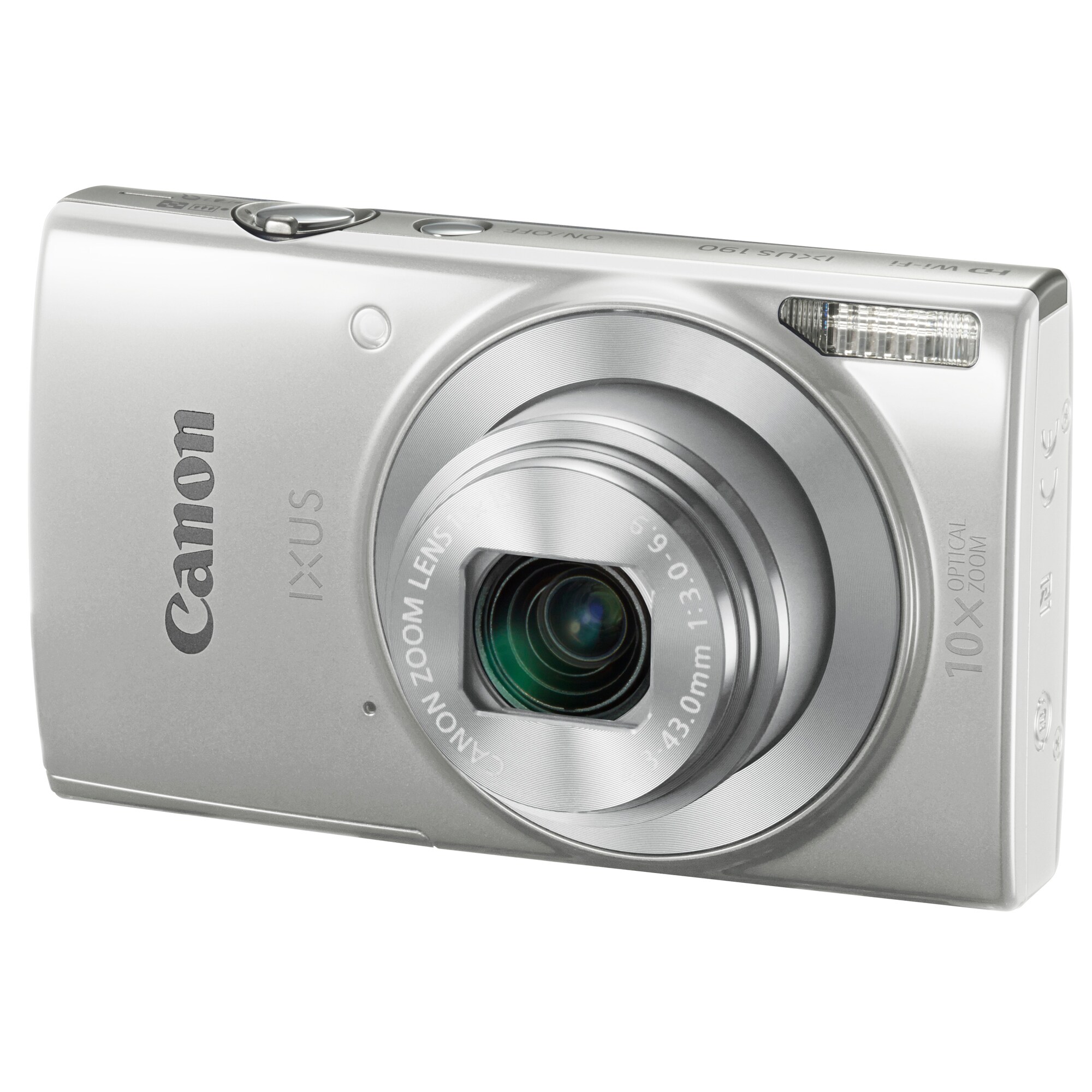 Canon Ixus 190 kompaktkamera (sølv) - Elkjøp