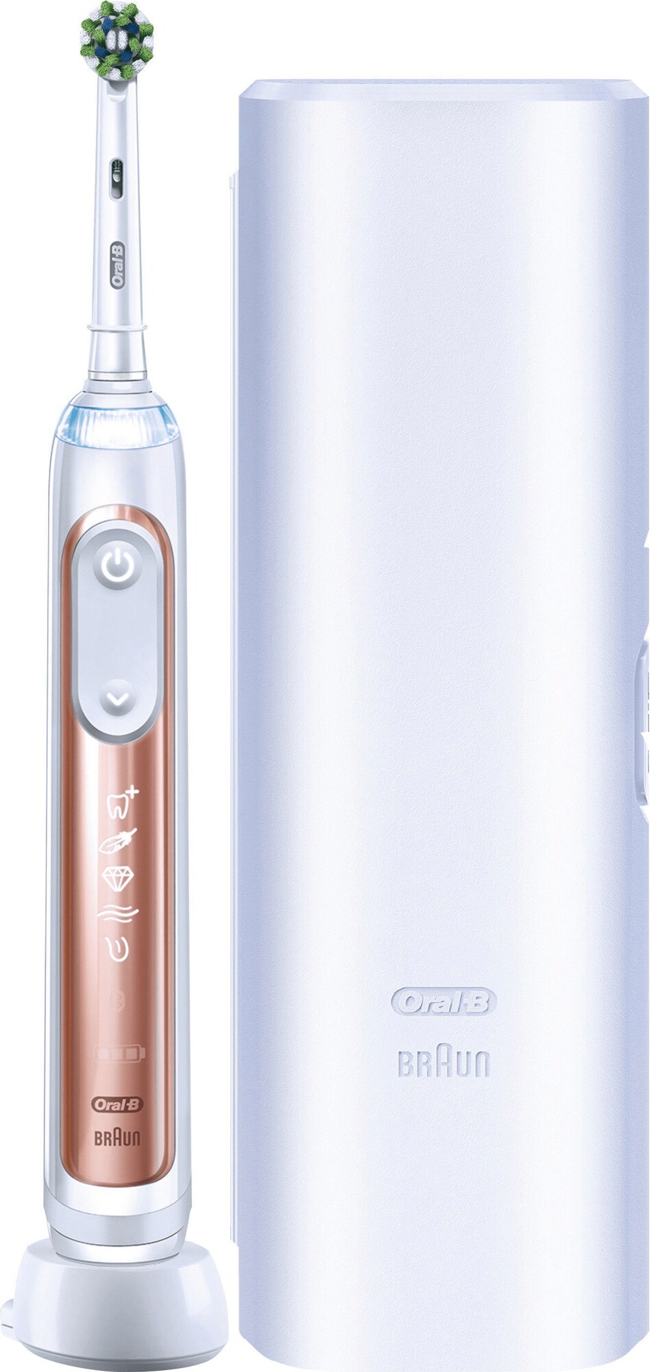 Oral-B Genius X elektrisk tannbørste 396963 (Rose Gold) - Tannpleie - Elkjøp