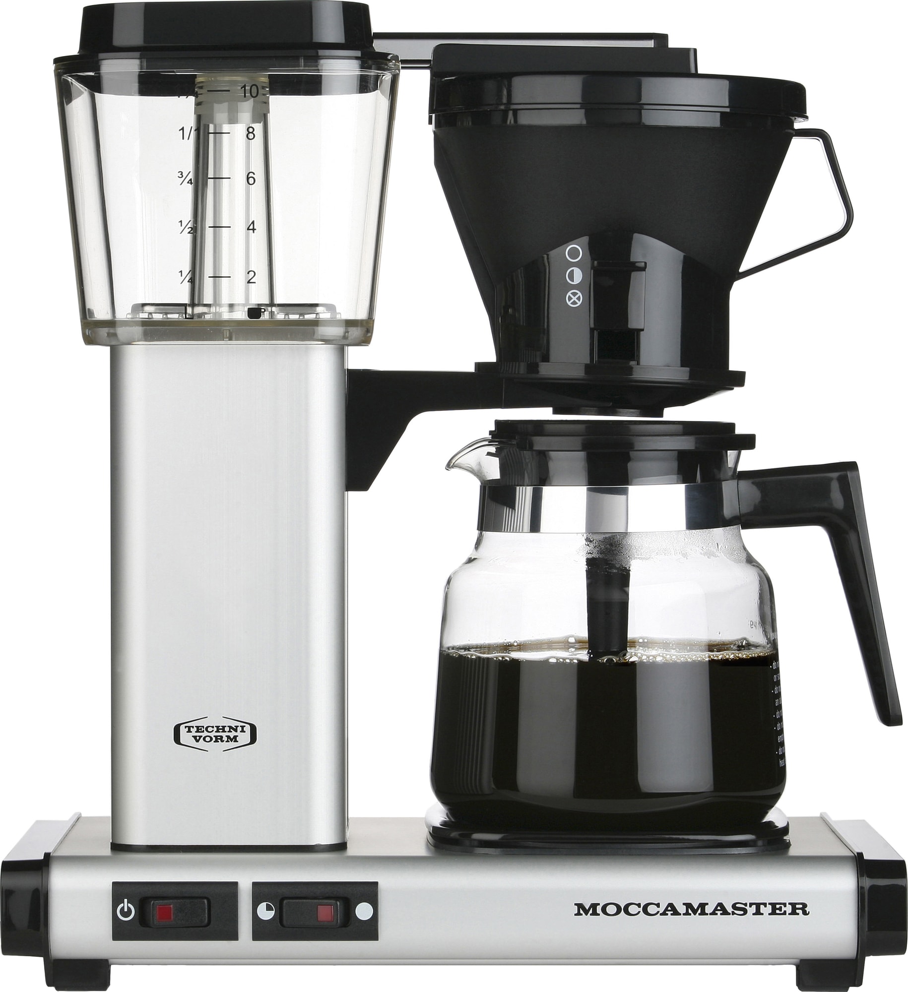 Moccamaster Manual kaffetrakter 53701 (Matt Sølv) - Elkjøp